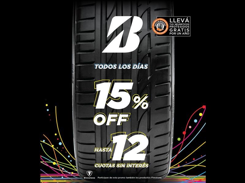 Bridgestone tiene descuentos especiales para estas vacaciones