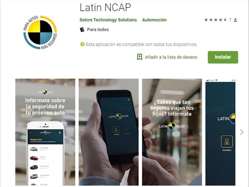 Latin NCAP: Esta es su nueva aplicación