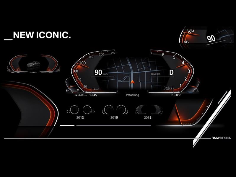 BMW tendrá un nuevo cuadro digital de instrumentos