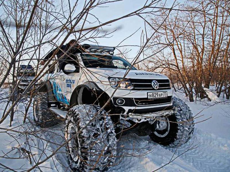 Volkswagen Amarok cruza 16,000 km de nieve