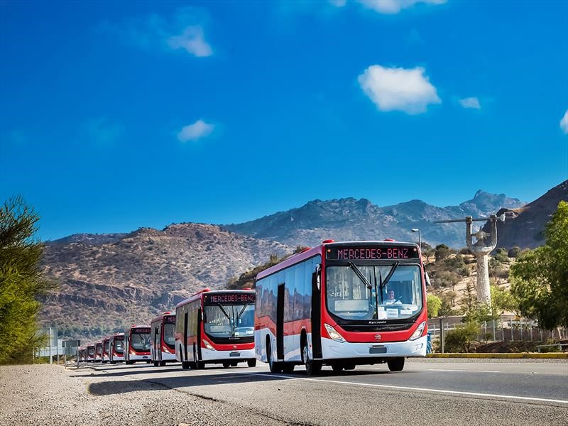 490 buses Mercedes-Benz Euro 6 se unen al Transantiago