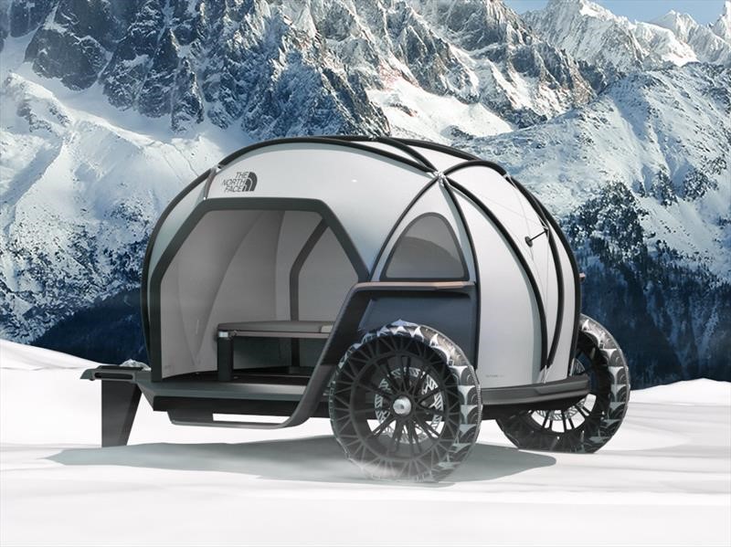 BMW FutureLight Camper es la carpa de campaña sobre ruedas