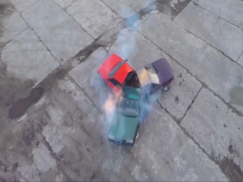 Crean un spinner con tres autos