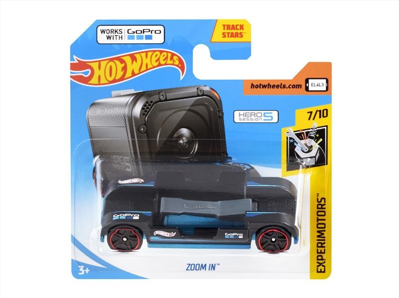 Hot Wheels Zoom In, es el auto ideal para tu GoPro