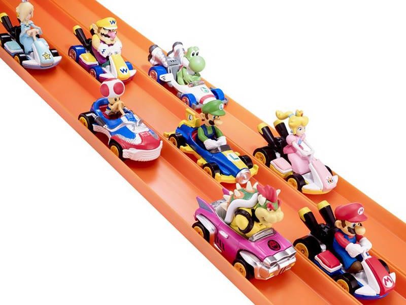 Mirá estos autos de Hot Wheels basados en Mario Kart