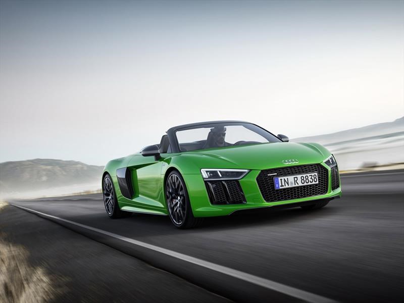 Audi R8 V10 Spyder Plus 2018, poder a cielo abierto
