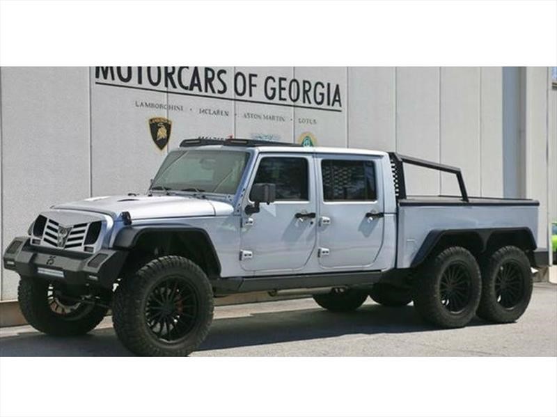 Jeep Wrangler 6x6 por Monster Customs, no hay limites para este monumental SUV