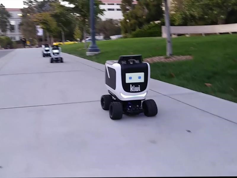 Video Conoce A Kiwi El Robot Autonomo Que Te Lleva El Almuerzo