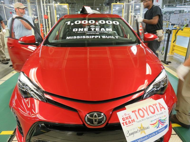 Toyota alcanza un millón de Corollas producidos en la planta de Mississippi