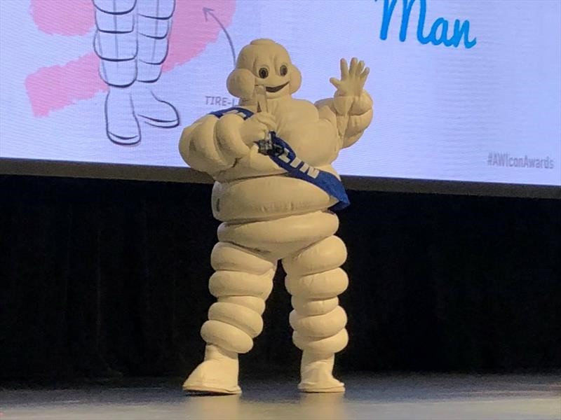 El Bibendum de Michelin es galardonado por su antigüedad