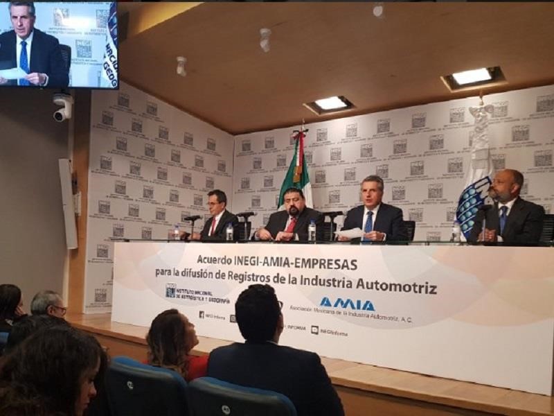 INEGI dará a conocer las cifras de la industria automotriz en México