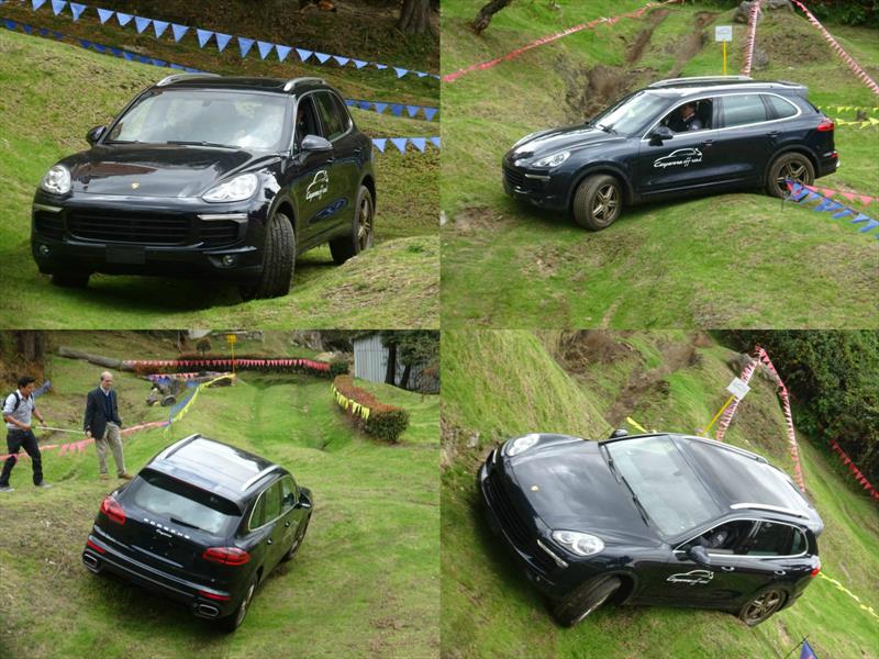 Porsche Cayenne se luce en pista 4x4