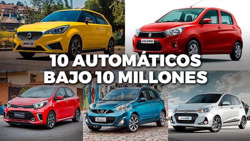 Top 10: los autos con caja automática bajo 10 millones de pesos