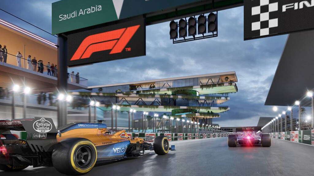 El Jeddah Street Circuit será el circuito callejero más veloz en la historia de la F1