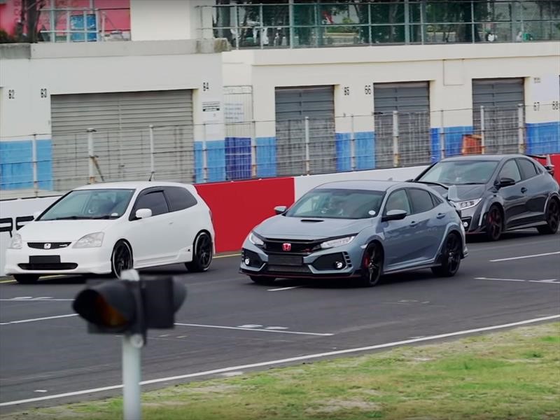 Honda Civic Type R, un recorrido a través de 6 generaciones