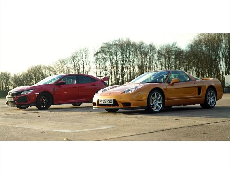 Video: Honda Civic Type R vs Honda NSX de 2005... ¿quién gana?