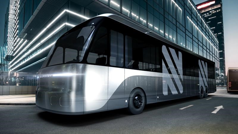 Neuron Electric Bus, bus o vagón de tren 100 eléctrico