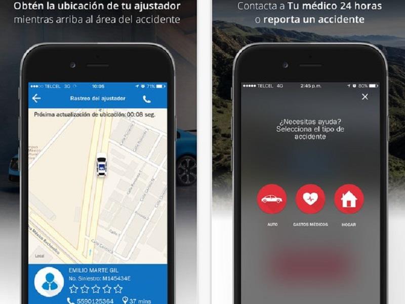 My AXA, la nueva app que permite rastrear al ajustador