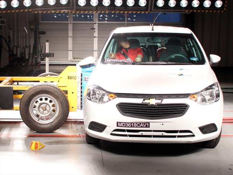 Chevrolet Aveo 2019 obtiene 2 estrellas en pruebas de LatinNCAP