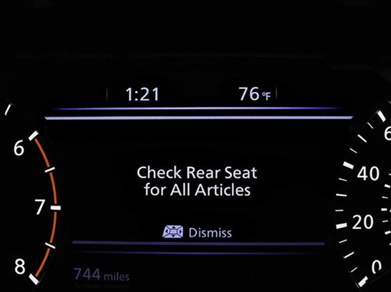 Nissan Rear Door Alert, el sistema para que no olvides cosas en el carro