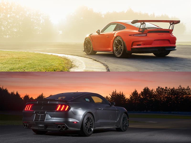 Shelby Mustang GT350 vs Porsche GT3 RS ¿quién es mejor?