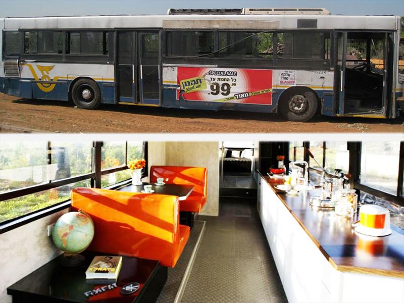 De macetero gigante a Motorhome de lujo
