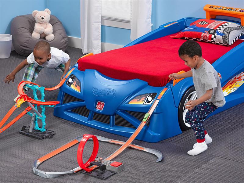 Esta cama de Hot Wheels acelera el sueño