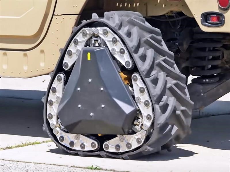 DARPA hace una llanta que se transforma en oruga