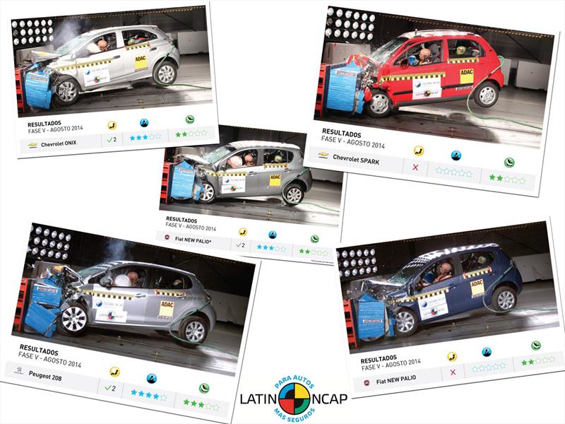 Latin NCAP: Castigo a Chevrolet en los resultados de la Fase V