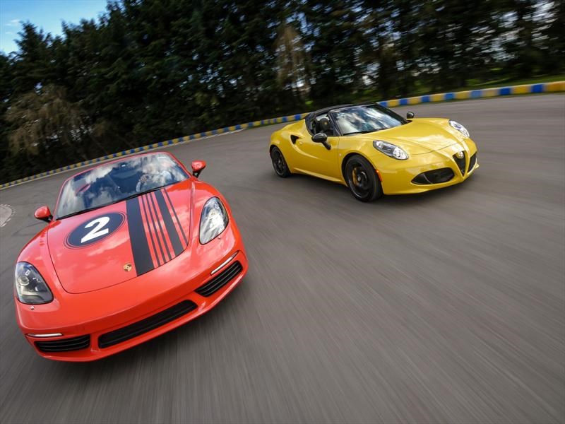 Porsche 718 Boxster Vs Alfa Romeo 4C Spider ¿cuál es mejor?