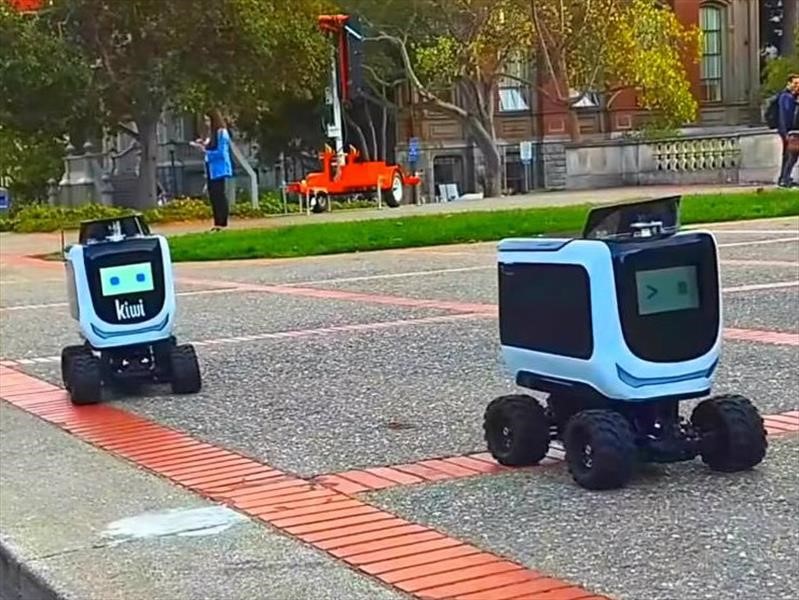 Kiwi es el nuevo robot autónomo repartidor de comida